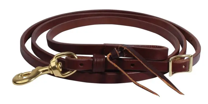 Ranch Heavy Oil Harness Leather Roping Reins 1 Ranch Heavy Oil Harness Leather Roping Reins