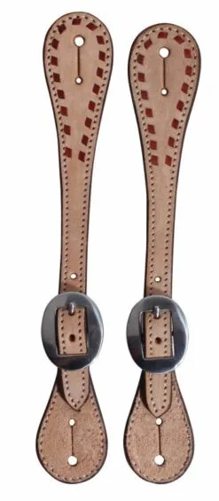 Buckstitched Roughout Spur Straps 7 Buckstitched Roughout Spur Straps -Professional Choice Shop F143863959
