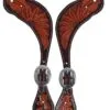 Sunflower Muleshoe Spur Strap