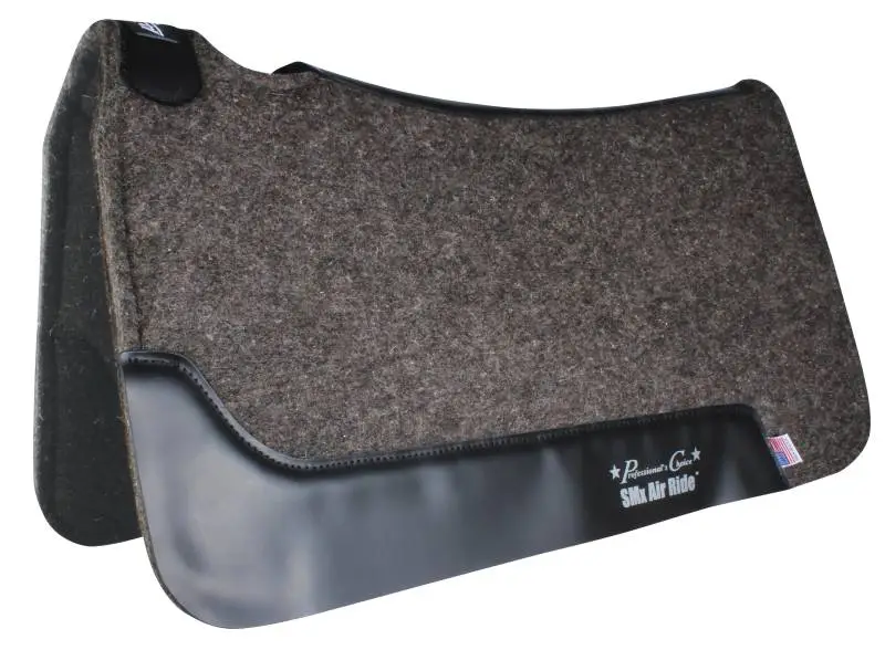 Cowboy Felt Air Ride Saddle Pad - Felt Bottom 1 Cowboy Felt Air Ride Saddle Pad - Felt Bottom