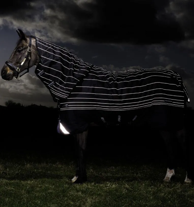 Amigo® Bravo 12 Reflectech Plus Turnout (250g Medium) 2 Amigo® Bravo 12 Reflectech Plus Turnout (250g Medium) - Image 2